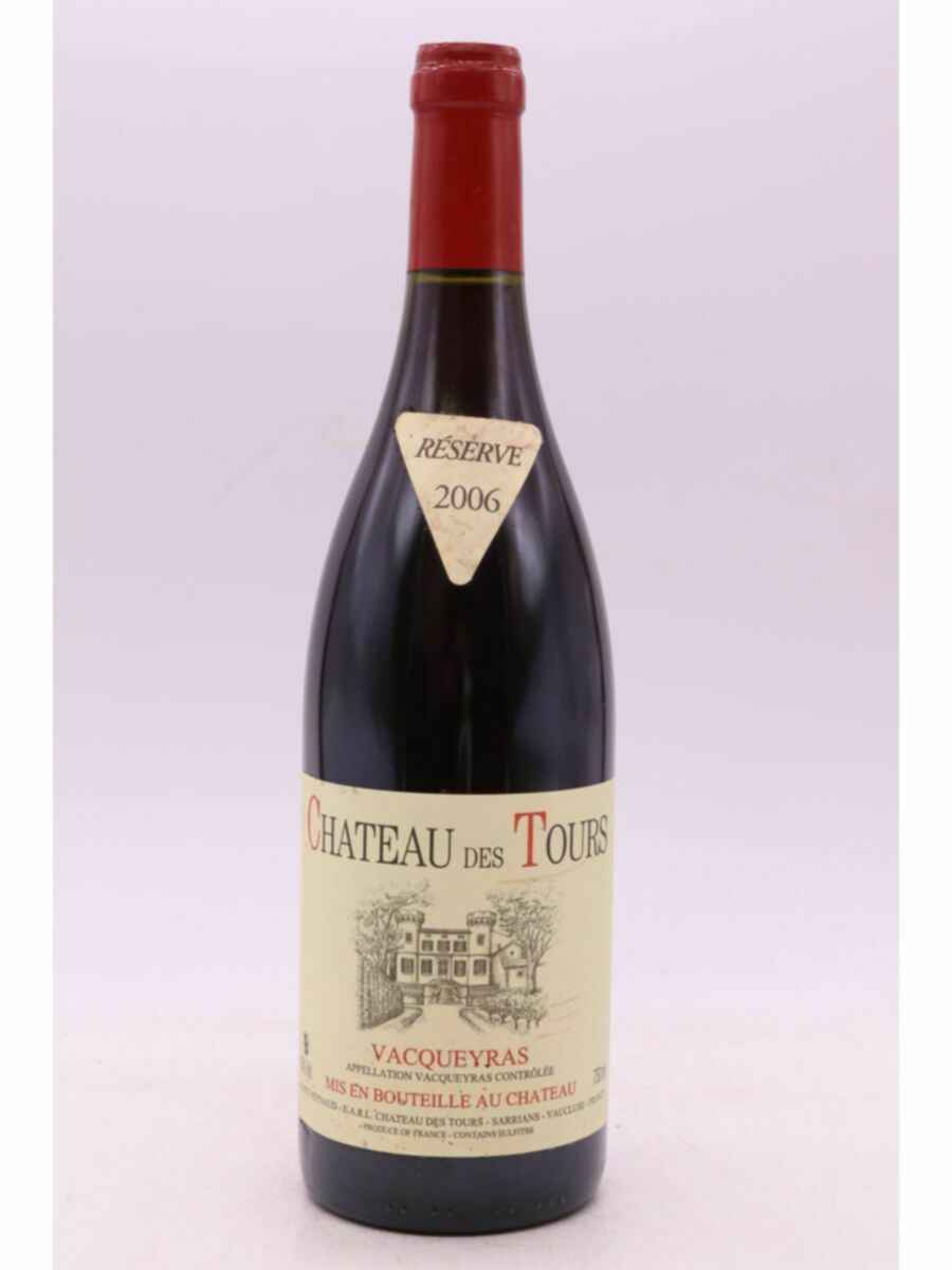 Rayas Chateau Des Tours Vacqueyras Rouge 2006