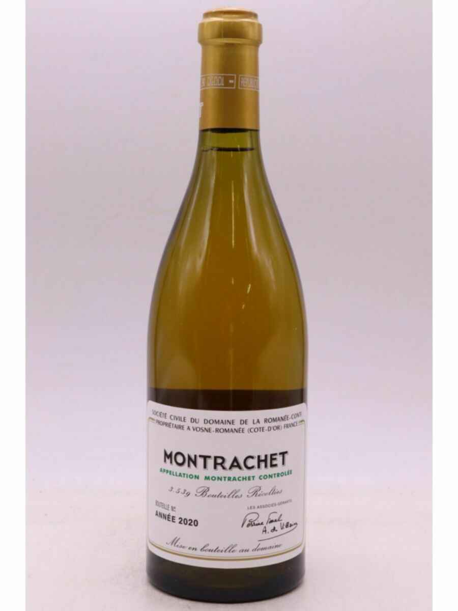 De La Romanee Conti Montrachet Grand Cru 2020