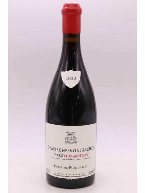 Paul Pillot Chassagne Montrachet Clos Saint Jean Rouge 1er Cru, 2022