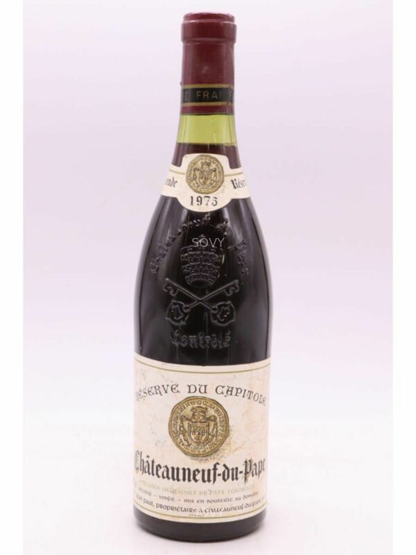 Jean Trintignant Chateauneuf Du Pape Reserve Du Capitole, 1975