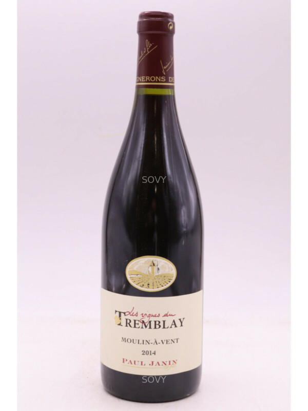 Paul Janin Moulin A Vent Les Vignes Du Tremblay, 2014