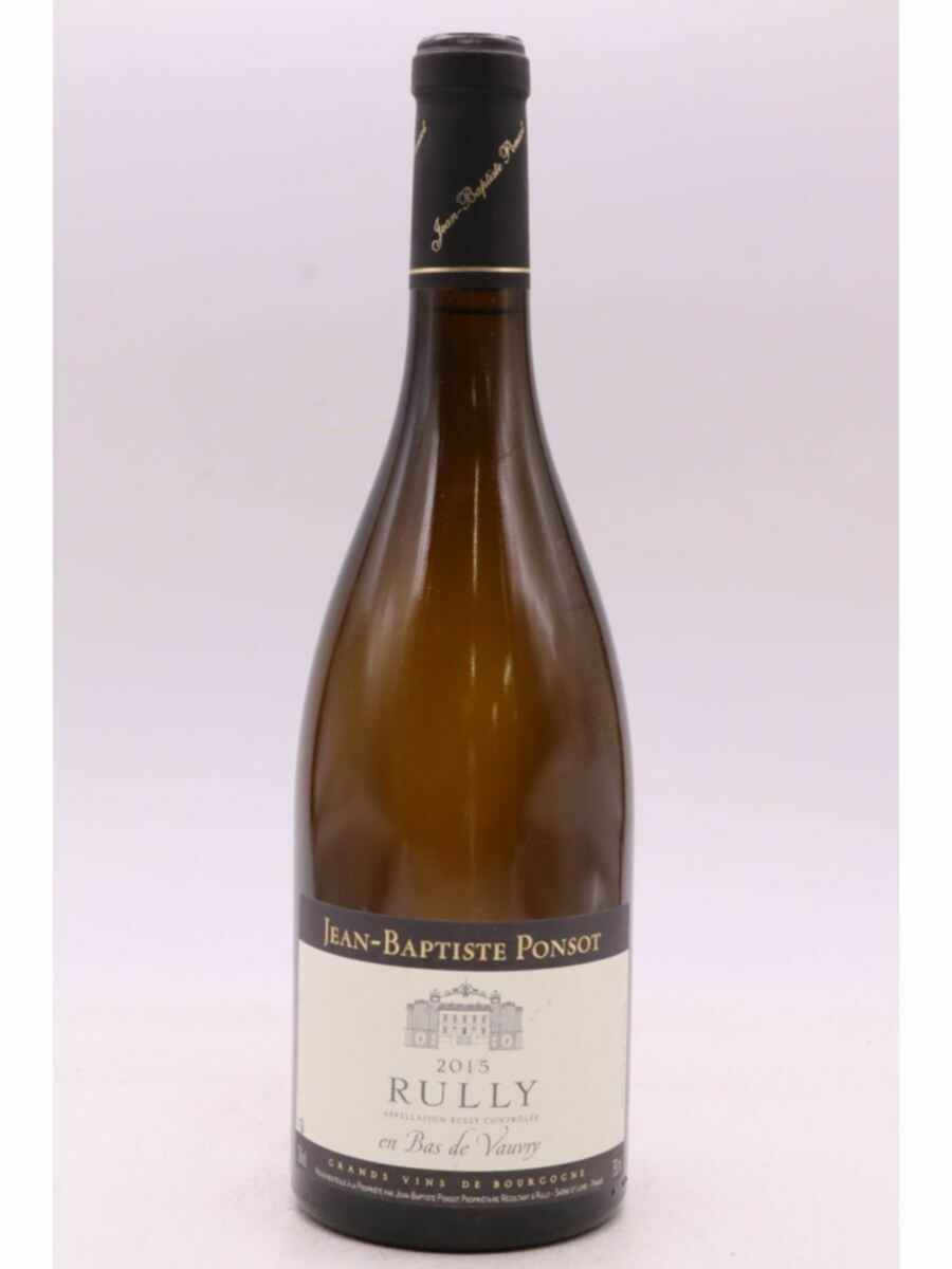 Jean Baptiste Ponsot Rully Blanc En Bas De Vauvry 1er Cru 2015