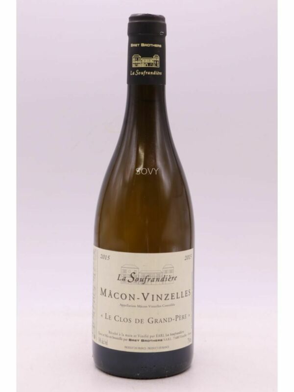 La Soufrandiere Macon Vinzelles Le Clos Du Grand Pere, 2015