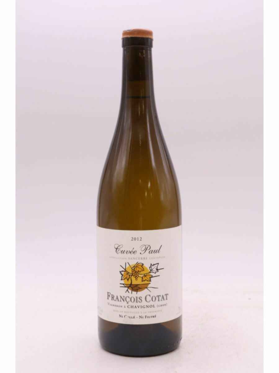 Francois Cotat Sancerre Cuvee Paul 2012