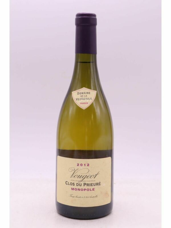 De La Vougeraie Vougeot Blanc Clos Du Prieure, 2012