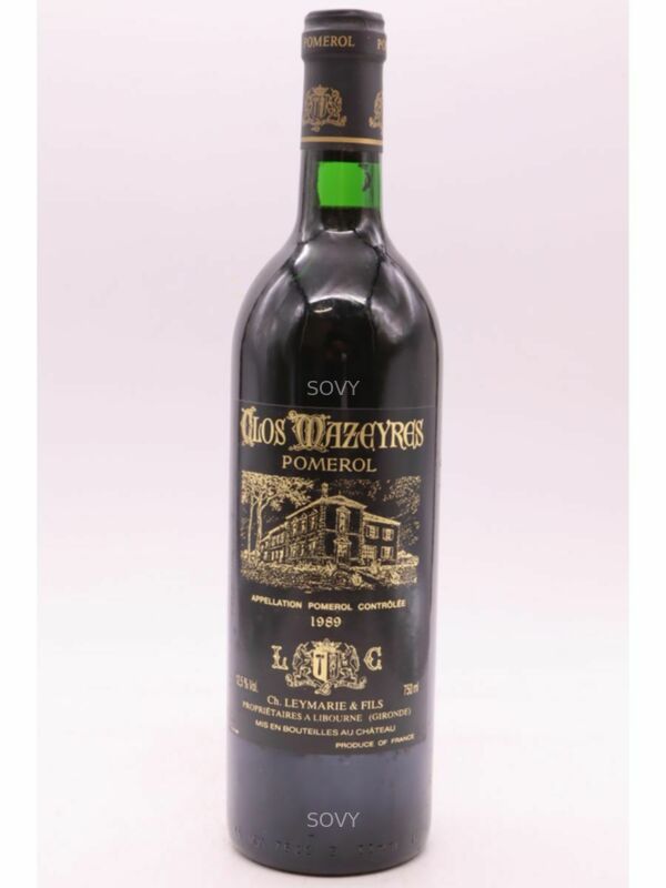 Chateau Clos Mazeyres, 1989