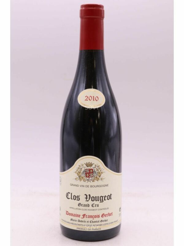 François Gerbet Clos Vougeot Grand Cru, 2010