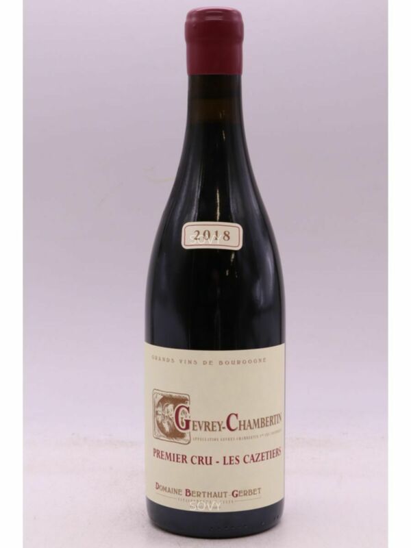 Berthaut Gerbet Gevrey Chambertin 1er Cru Les Cazetiers, 2018