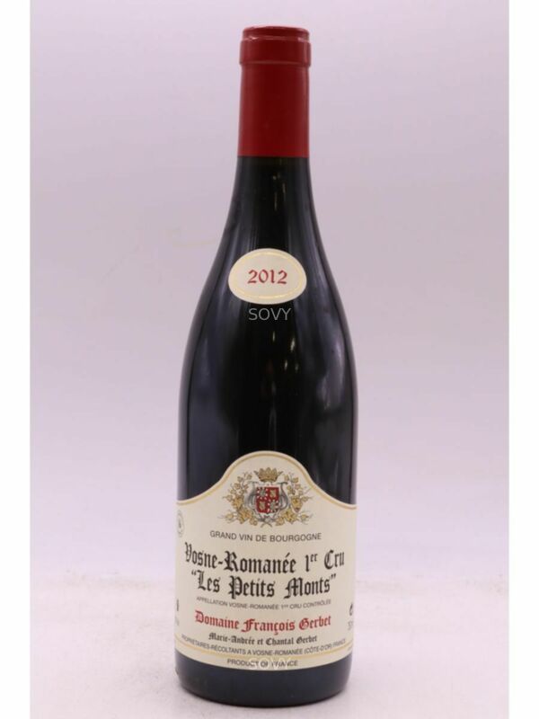 François Gerbet Vosne Romanee Les Petits Monts 1er Cru, 2012