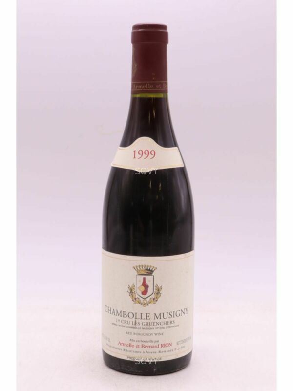 Armelle Et Bernard Rion Chambolle Musigny 1er Cru Les Gruenchers, 1999