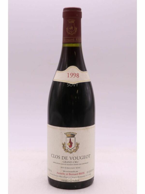 Armelle Et Bernard Rion Clos Vougeot Grand Cru, 1998