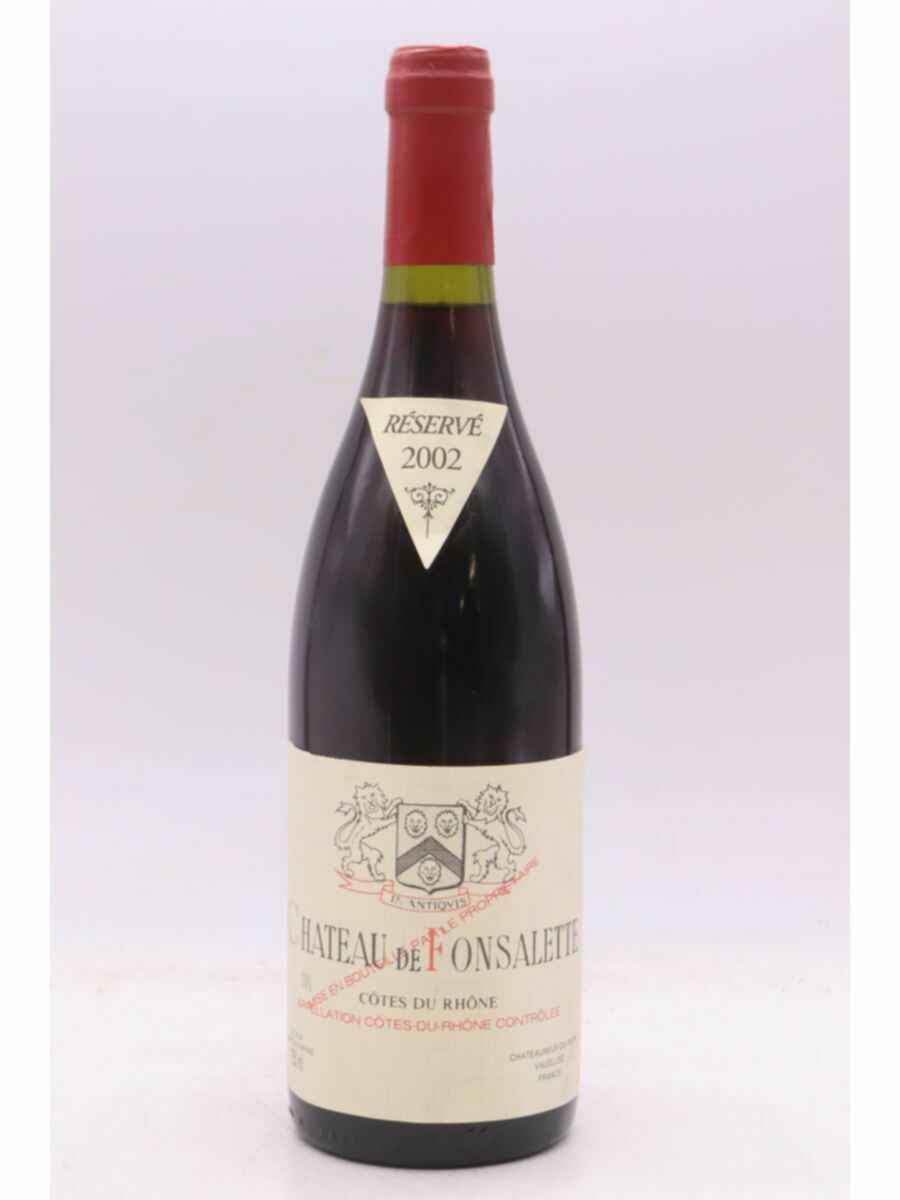Rayas Chateau De Fonsalette Reserve 2002