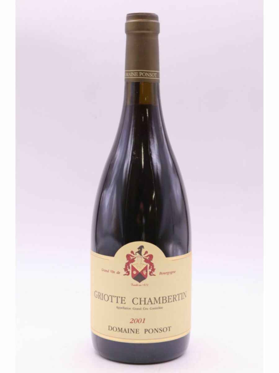 Ponsot Griotte Chambertin Grand Cru 2001