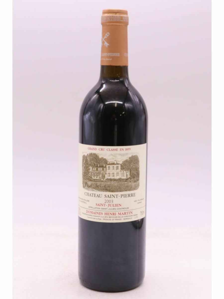 Chateau Saint Pierre, 2003