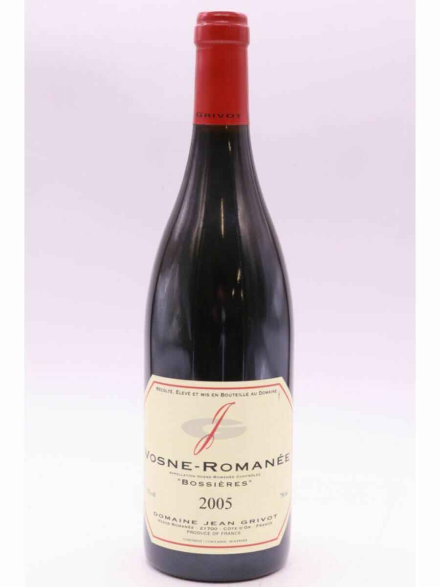 Jean Grivot Vosne Romanee Bossieres 2005