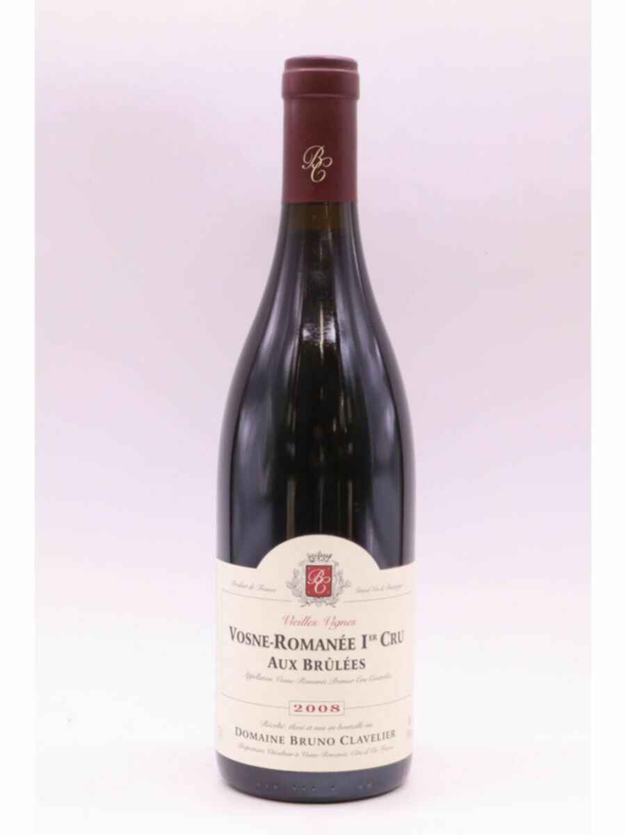 Bruno Clavelier Vosne Romanee Aux Brulees 1er Cru 2008