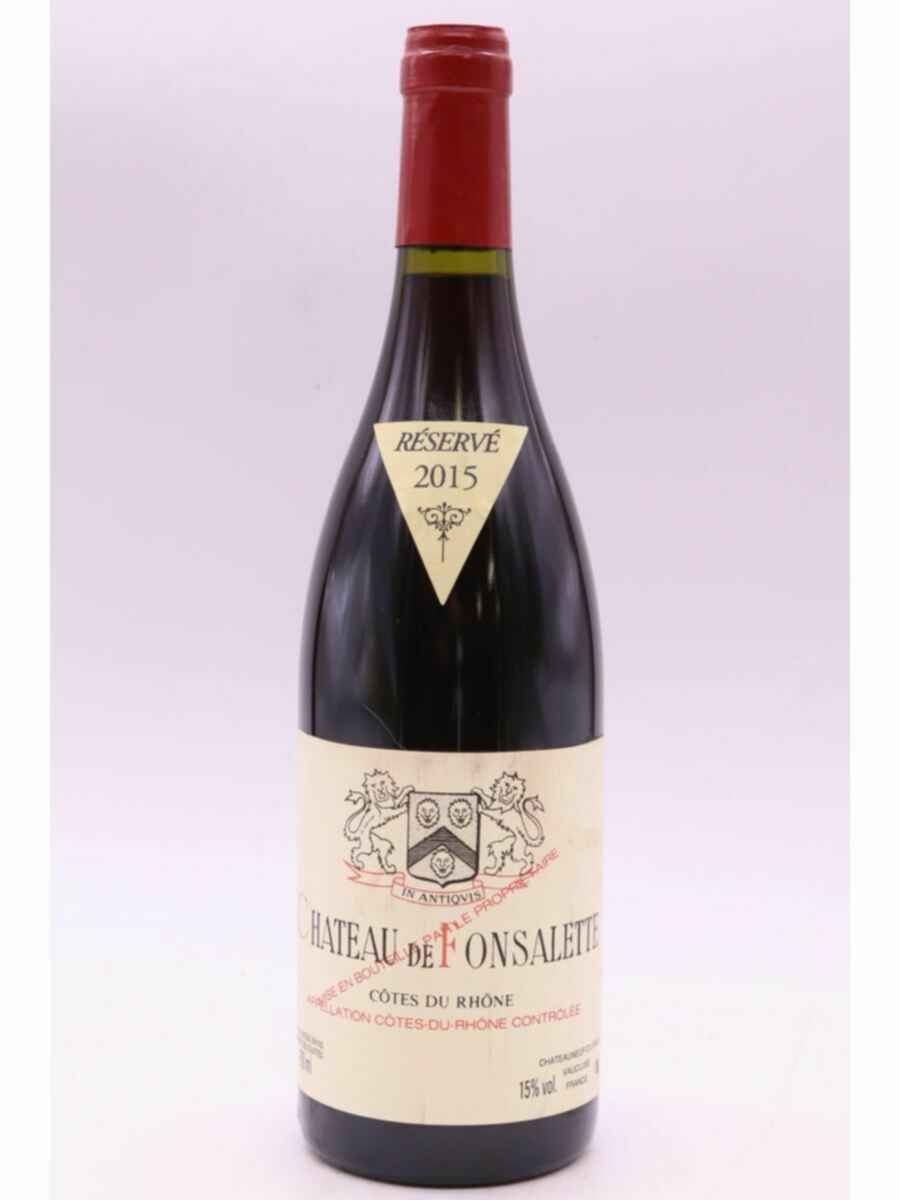 Rayas Chateau De Fonsalette Reserve 2015