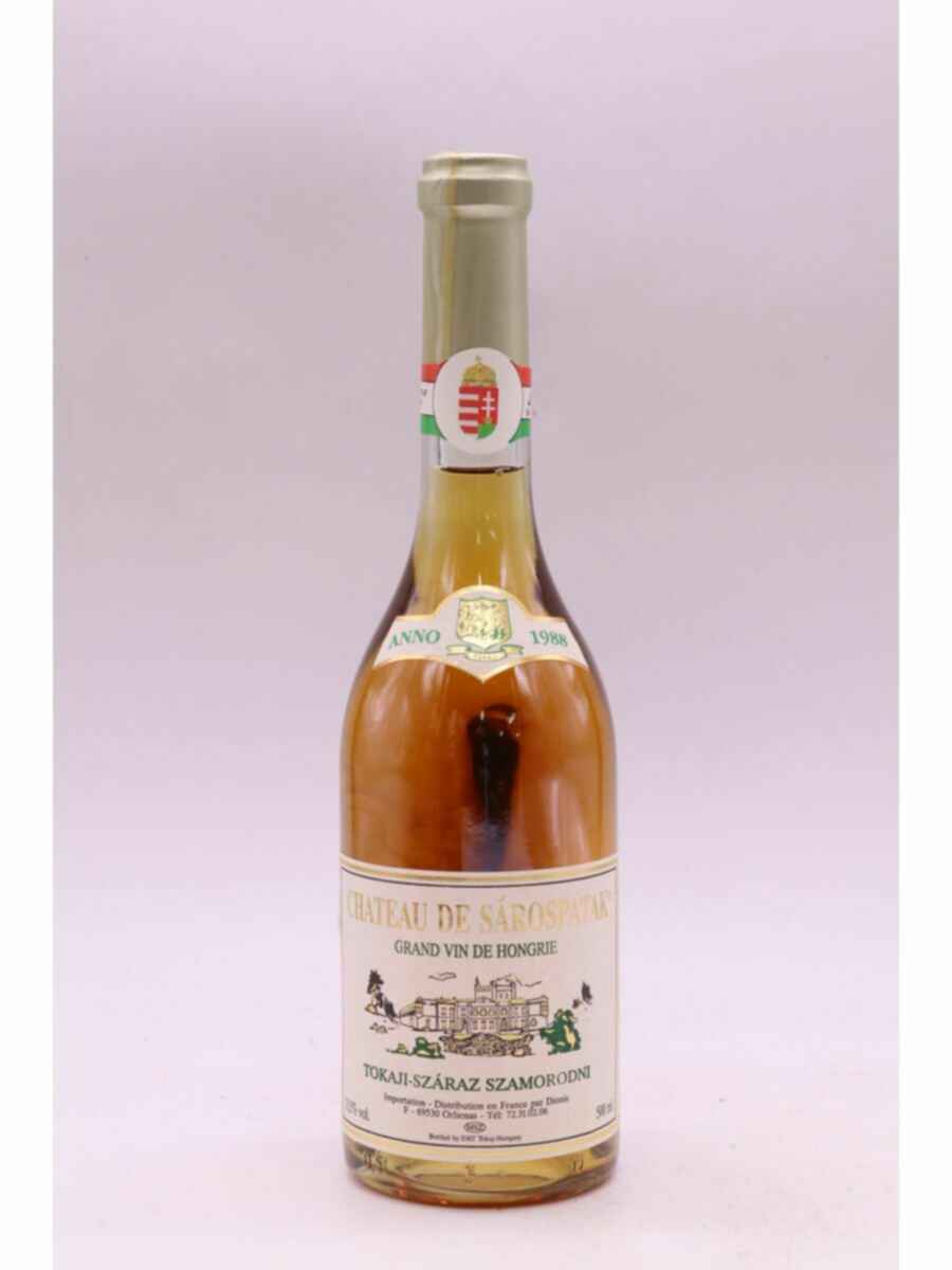Chateau De Sarospatak Tokaji Szamorodni Szaraz Dry, 1988