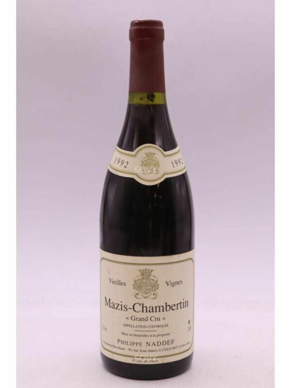 Philippe Naddef Mazis Chambertin Vieilles Vignes Grand Cru, 1992