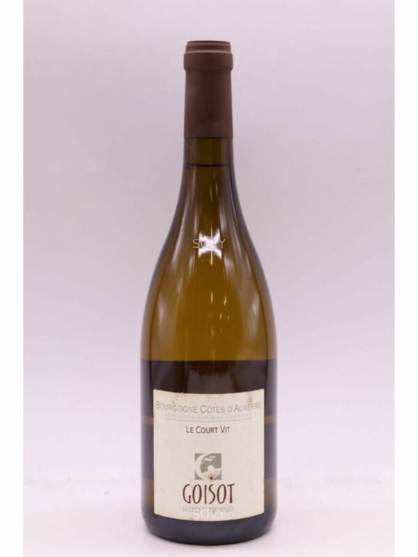 Goisot Bourgogne Cotes D'auxerre Le Court Vit Blanc, 2020