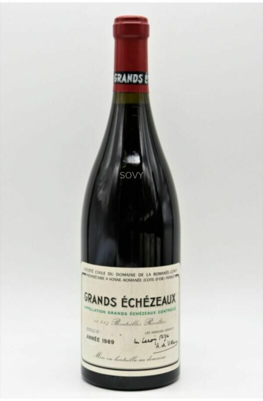 De La Romanee Conti Grands Echezeaux Grand Cru, 1989