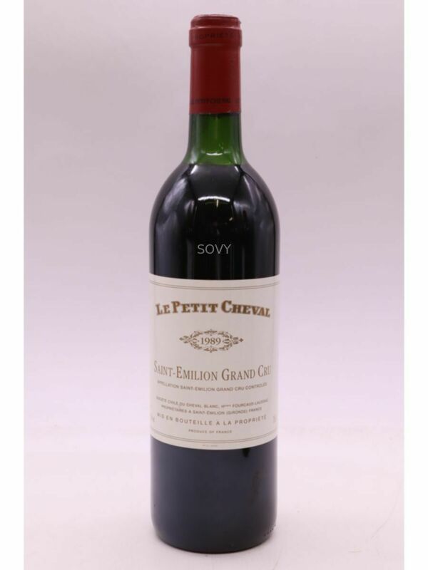 Chateau Cheval Blanc Le Petit Cheval, 1989