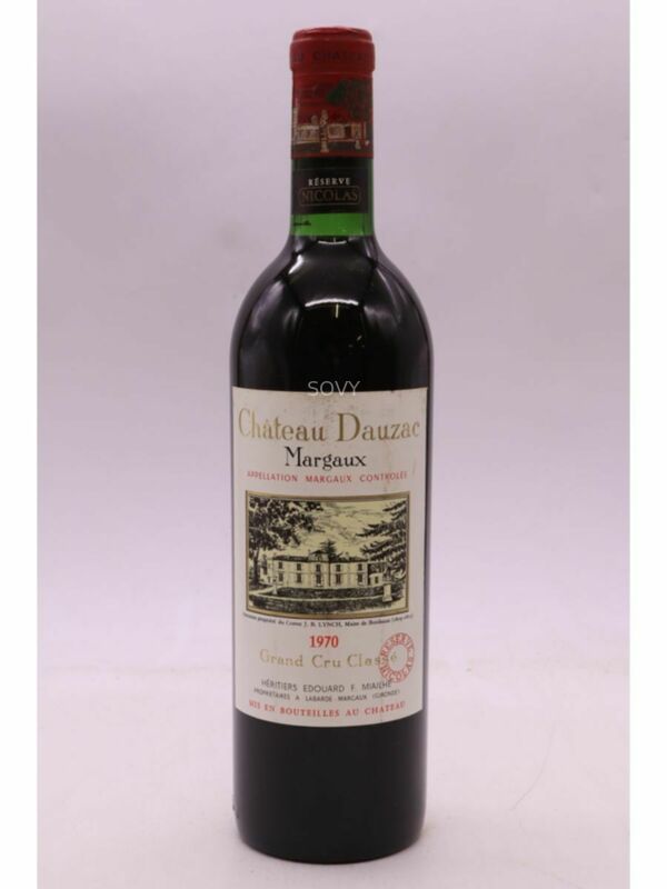 Chateau Dauzac, 1970