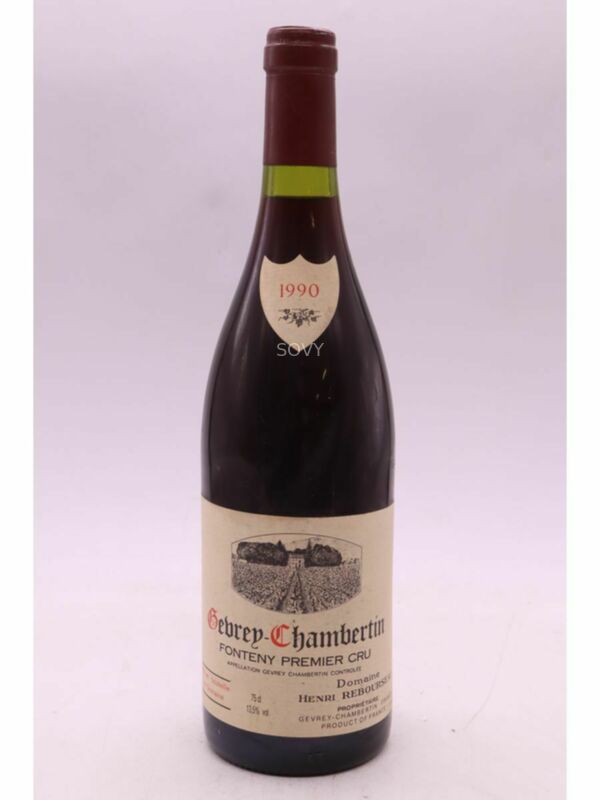 Henri Rebourseau Gevrey Chambertin Fonteny 1er Cru, 1990