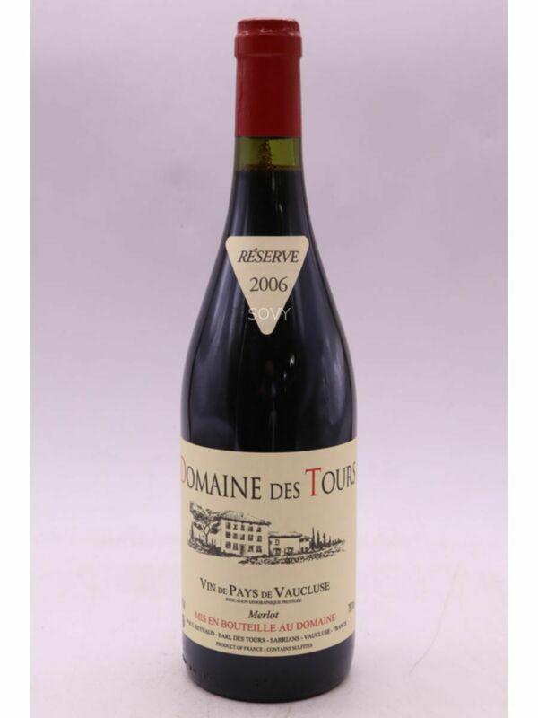 Rayas Domaine Des Tours  Vaucluse Merlot Reserve, 2006