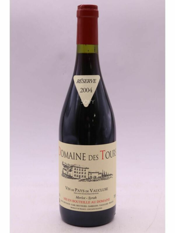 Rayas Domaine Des Tours Vaucluse Merlot-syrah Reserve, 2004