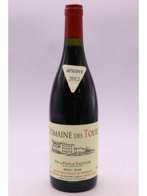 Rayas Domaine Des Tours Vaucluse Merlot-syrah Reserve, 2012