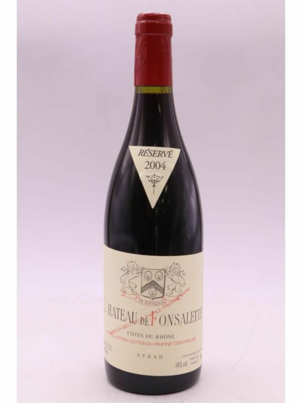 Rayas Chateau De Fonsalette Reserve Syrah, 2004