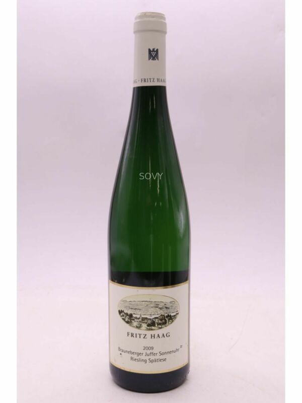 Fritz Haag Brauneberger Juffer Sonnenuhr Riesling Spatlese, 2009