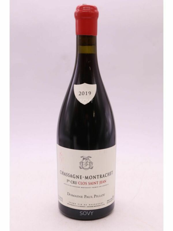Paul Pillot Chassagne Montrachet Clos Saint Jean Rouge 1er Cru, 2019