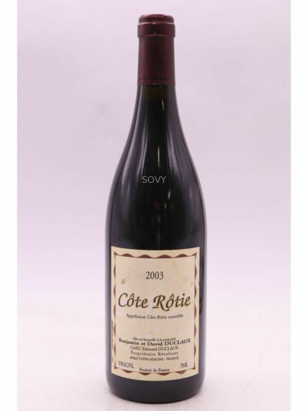 Duclaux Cote Rotie, 2003