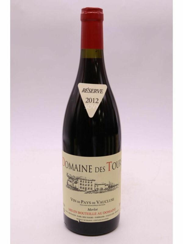 Rayas Domaine Des Tours  Vaucluse Merlot Reserve, 2012