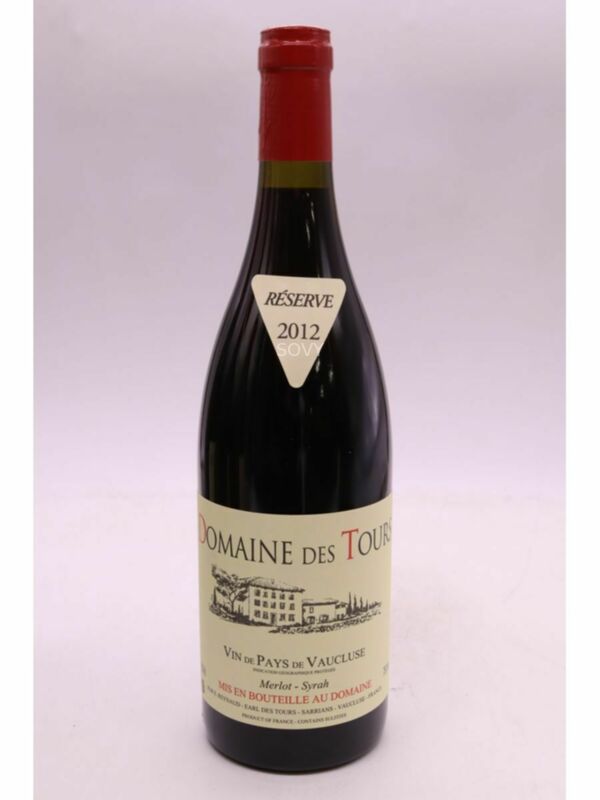 Rayas Domaine Des Tours Vaucluse Merlot-syrah Reserve, 2012