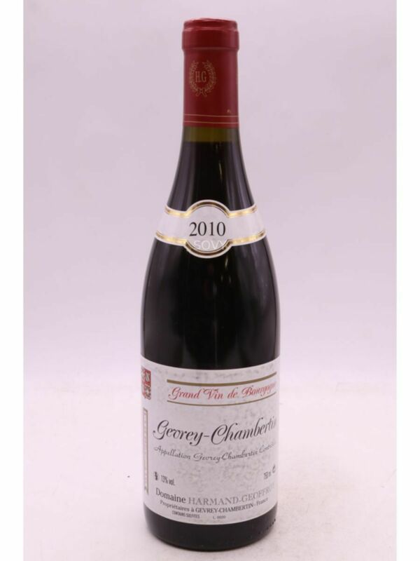 Harmand Geoffroy Gevrey Chambertin, 2010