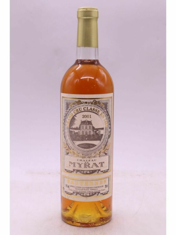 Chateau De Myrat, 2001