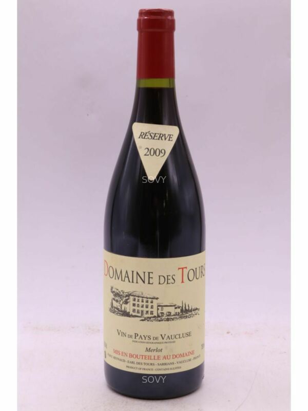 Rayas Domaine Des Tours  Vaucluse Merlot Reserve, 2009