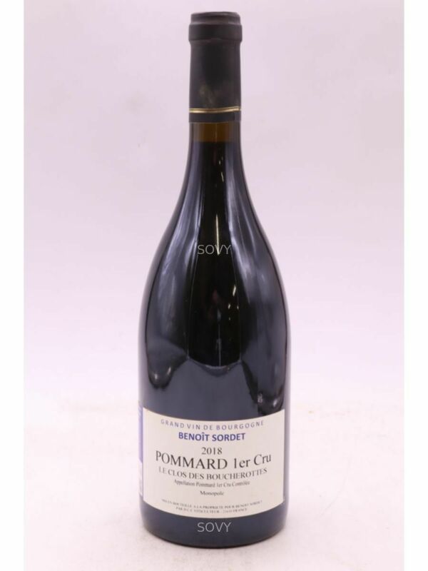 Benoit Sordet Pommard 1er Cru Le Clos Des Boucherottes Monopole, 2018
