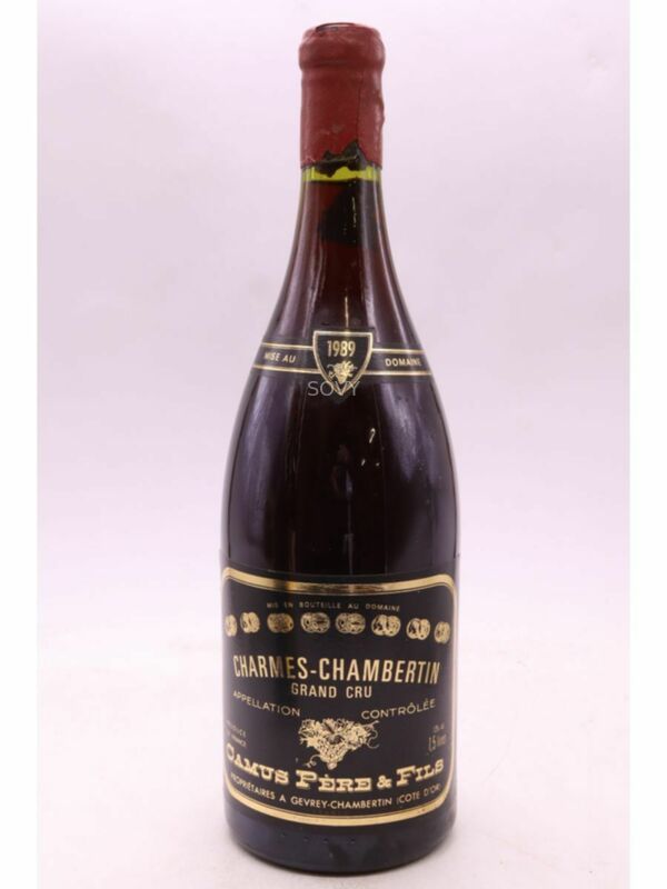 Camus Père Et Fils Charmes Chambertin Grand Cru, 1989