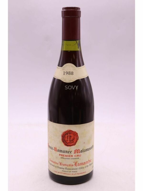 Francois Lamarche Vosne Romanee Les Malconsorts 1er Cru, 1988