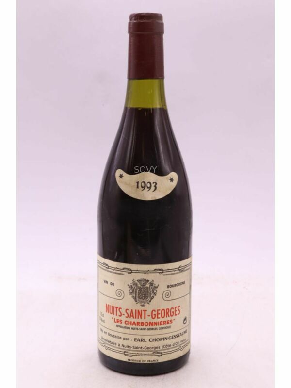 Chopin Gesseaume Nuits Saint Georges Les Charbonnieres Rouge, 1993