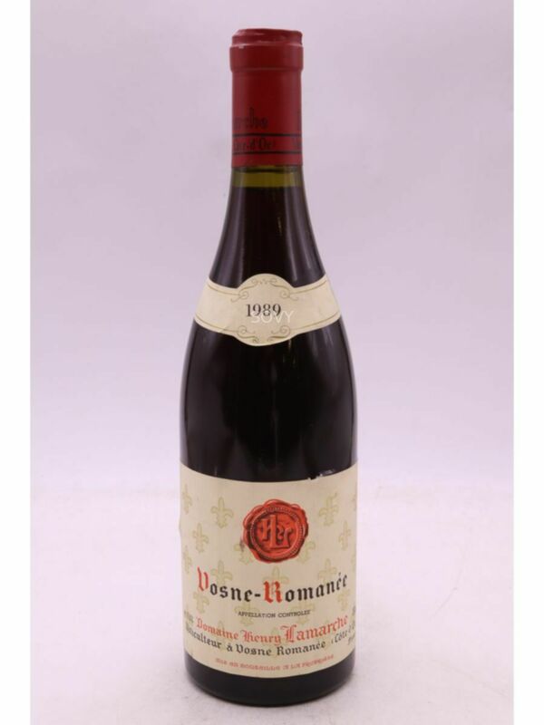 Henry Lamarche Vosne Romanee Rouge, 1989
