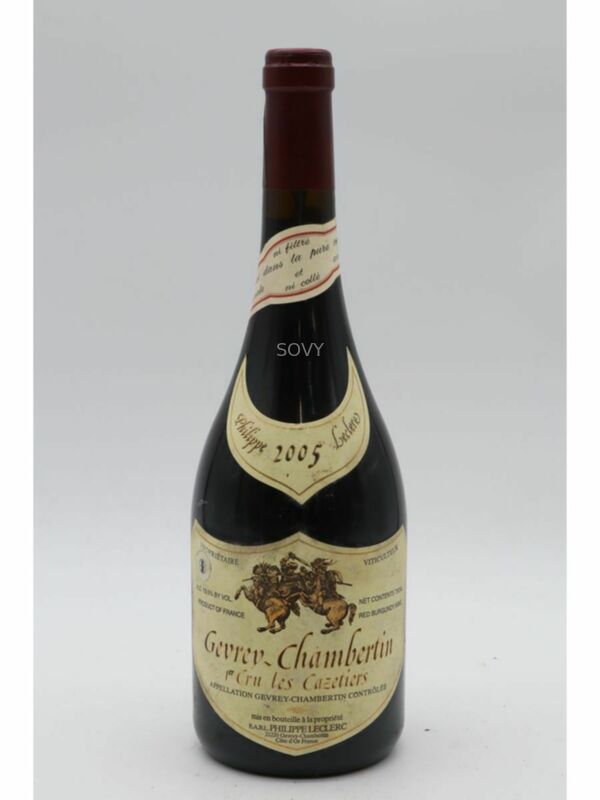 Philippe Leclerc Gevrey Chambertin Les Cazetiers 1er Cru, 2005