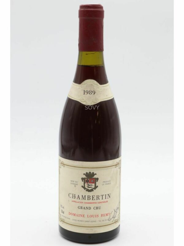 Louis Rémy Chambertin Grand Cru, 1989