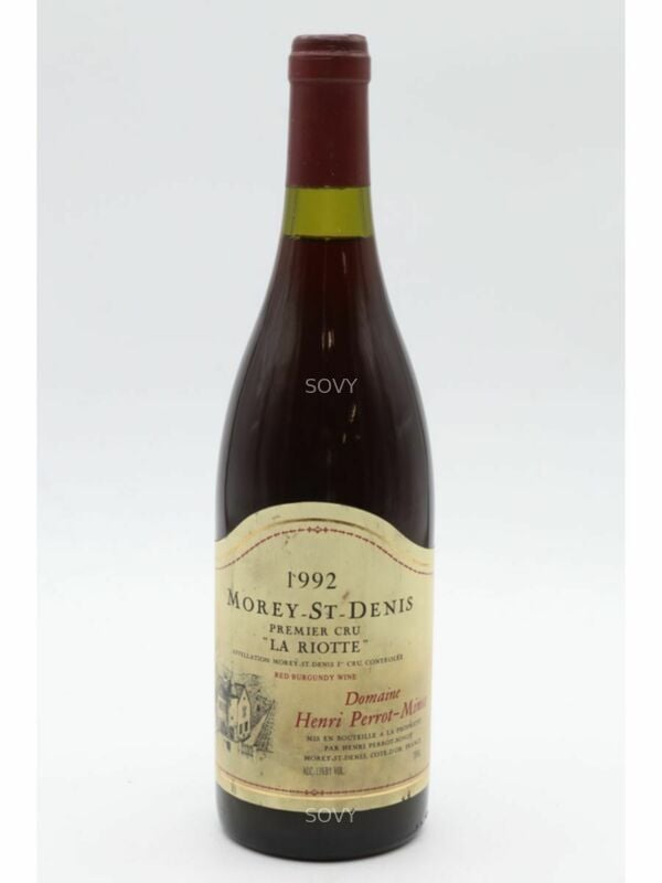 Perrot Minot Morey Saint Denis La Riotte 1er Cru, 1992