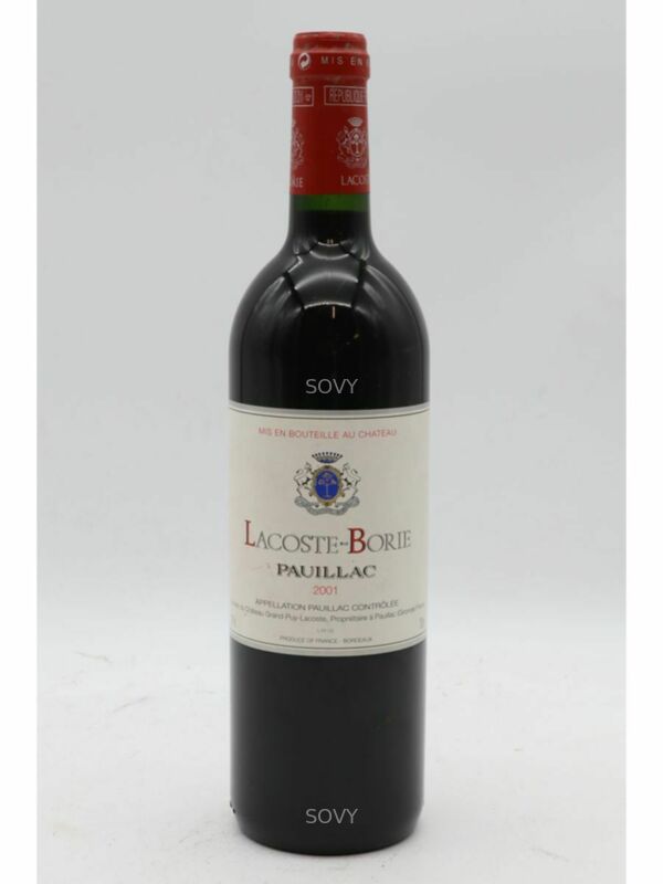 Chateau Grand-puy-lacoste Lacoste-borie, 2001
