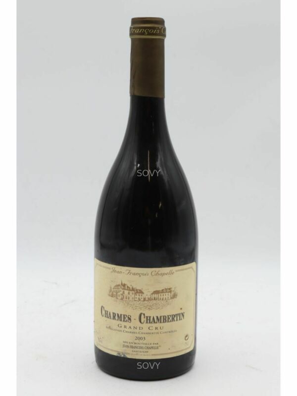 Jean Francois Chapelle Charmes Chambertin, 2003